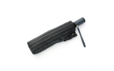 【槙田商店】紳士折たたみ傘　Tie Stripe×Plain　BLACK 138168 - 山梨県都留市