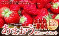 あまおうボリュームセット 6パック あまおう いちご イチゴ 苺 果物 くだもの フルーツ【2025年2月上旬～4月上旬発送予定】