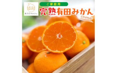 ［先行予約］ご家庭用 完熟有田みかん 約10kg［2025年12月発送予定］訳あり 農家直送［MS6-2］ 1387796 - 和歌山県那智勝浦町