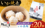 【全6回定期便】かべしまのいか焼売 いか真珠 20個入り　【呼子かべしま直売所】 いか しゅうまい 焼売 いかしゅうまい イカしゅうまい いか焼売 イカ 烏賊 イカ焼売 [HCL039]