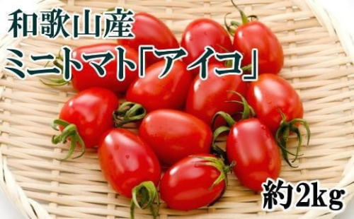 ［2026年12月出荷分］和歌山産ミニトマト「アイコトマト」約2kg（S・Mサイズおまかせ）［TM158］ 1389306 - 和歌山県上富田町
