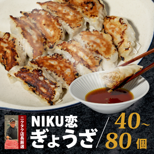 恋ぎょうーざ 10個入×4P～8P 25g×40～80個 合計1～2kg 12,000～19,000円 国産豚 当店手作り 冷凍 餃子 焼き餃子 揚げ餃子 スープ餃子 ジューシー ぎょうざ ギョーザ 1390199 - 京都府舞鶴市