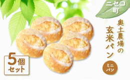 ニセコ町産の玄米を使ったもっちりシンプルな塩味。トーストでより香ばしく。サンドイッチなどにもおすすめ。【生産者からのメッセージ】私たちのパンは、ライ麦やぶどうなどからおこした自家製酵母や天然酵母を使い
