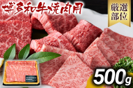 博多和牛焼肉用 500g 黒毛和牛 お取り寄せグルメ お取り寄せ お土産 九州 福岡土産 取り寄せ グルメ MEAT PLUS CP019