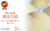 HU003【秀品】清水白桃 2キロ