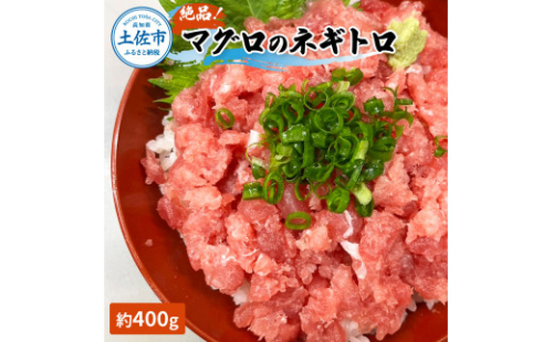 絶品！マグロのネギトロ 約400g 約3～4人前 薬味・しょうゆ付き 1401612 - 高知県土佐市