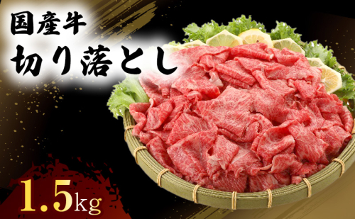 国産 牛 切り落とし 300g×5P 肉 お肉 牛肉 ※配送不可：離島 1402015 - 熊本県錦町