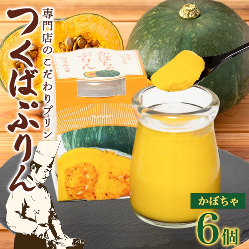 つくばぷりん かぼちゃぷりん 6個 プリン ぷりん かぼちゃ カボチャ 南瓜 牛乳 ミルク 卵 とろける スイーツ 贅沢 洋菓子 おやつ 冷菓 ご褒美 デザート 人気 グルメ お取り寄せ ギフト プレゼント 贈り物 贈答品 冷蔵 送料無料 ふじ屋 茨城県 桜川市 [EW009sa] 1402279 - 茨城県桜川市