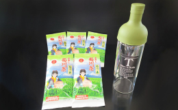 深蒸し茶とは、荒茶製造の蒸し工程で、通常の煎茶よりも時間をかけて蒸したお茶のことです。 この工程により、渋みが抑えられ、まろやかな味わいで濃緑色になります。 「菊川市」は、日差しに恵まれ、葉肉の厚いお