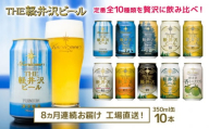 【8ヶ月定期便】 THE軽井沢ビール 10種10缶 飲み比べ ギフトセット 8カ月定期便 クラフトビール 地ビール 【 軽井沢ブルワリー THE軽井沢ビール 10種 詰め合わせ 豪華 飲み比べ セット クラフトビール 地ビール 缶ビール ビール 飲み比べ 10本 ピルスナー デュンケル ヴァイスヴァイツェン アルト シュヴァルツビア ゴールデンエール 黒ビール ホワイトビール 長野県 佐久市 】