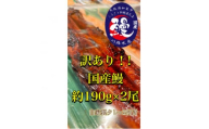 〈訳があってもよろしいでしょうか?〉訳あり国産うなぎ蒲焼き×2尾【1525136】