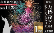 ＜ダイナミックシート＞万博夜空がアートになる日2024 鑑賞チケット(1枚・1名様分)【m62-02-A】【ディヴォーション】