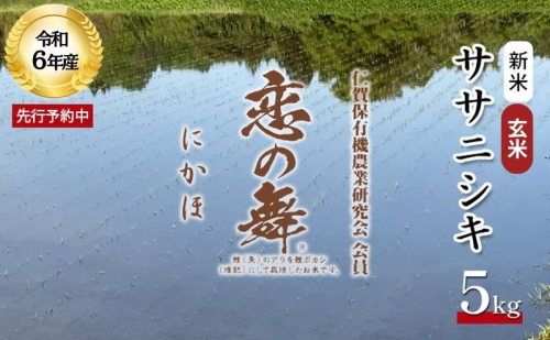 令和6年産 新米 11月から発送 特別栽培米 恋の舞 ササニシキ にかほ 玄米 5kg 1414999 - 秋田県にかほ市