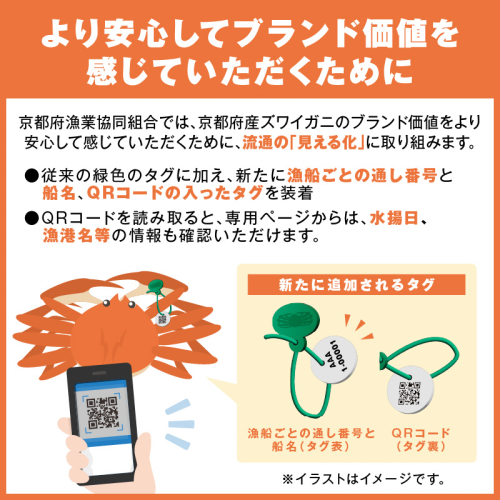 【11月発送】最高鮮度の生きたまま発送！京丹後市産活間人かに　800g～900g大サイズ/北畿水産