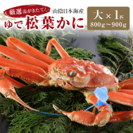 【12月発送】厳選湯がきたて！山陰日本海産ゆで松葉かに　800g～900g大サイズ/北畿水産