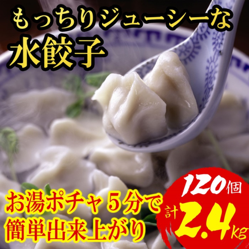 AB402.【小分けで便利な120個.計2.4kg】もっちりジューシーな水餃子 1426988 - 福岡県新宮町