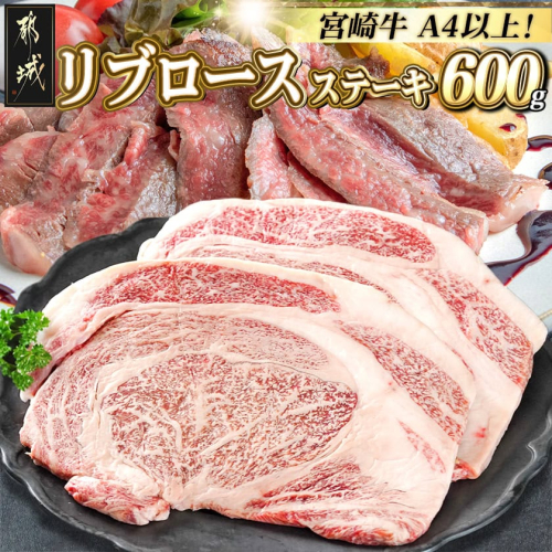 宮崎牛リブロースステーキ300g×2枚_17-2502 1429746 - 宮崎県都城市