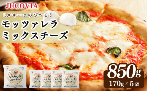 【スピード発送】【ムラカワチーズ】JUCOVIA モッツァレラミックスチーズ 850g（170g×5パック） 099H2981 1430445 - 大阪府泉佐野市