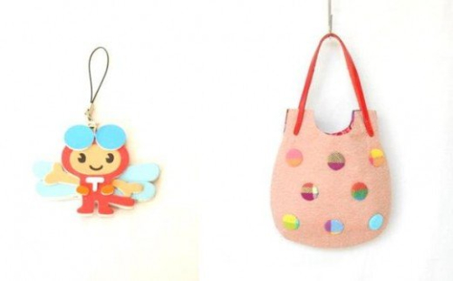 H-30 赤とんぼくんストラップ付　さをり織り製品（Cコース） 143163 - 兵庫県たつの市