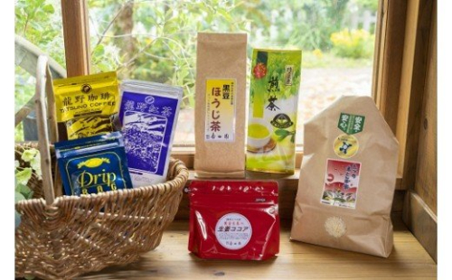 G-39 赤とんぼ米とたつの市の老舗茶店香山園のオリジナルアソート 143323 - 兵庫県たつの市