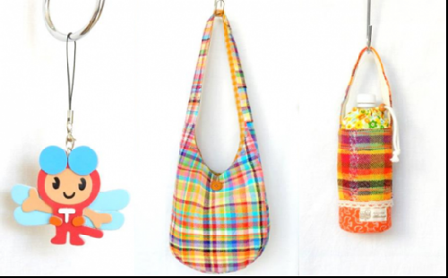 F-15 赤とんぼくんストラップ付　さをり織り製品（Bコース） 143501 - 兵庫県たつの市