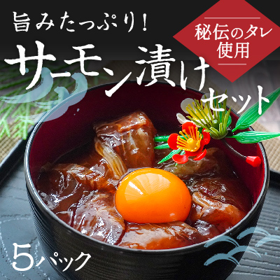 H-141　旨みたっぷり！サーモン漬けセット(5パック)  143757 - 兵庫県たつの市