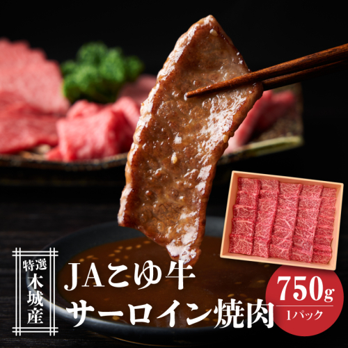 JAこゆ牛（特選木城産）サーロイン750ｇ 焼肉 K56_0002 1440087 - 宮崎県木城町