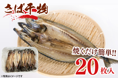 さば 干物 20枚入 ひもの サバ 鯖 国産 大洗町 大洗 魚 さかな 魚介類 冷凍 工場直送 おかず おつまみ 1441936 - 茨城県大洗町