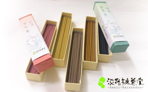 淡路梅薫堂の本場淡路島のお香(お線香)～仏様のご馳走甘茶香～　　[線香 お供え 人気 インセンス アロマ 墓参り 仏具] 144538 - 兵庫県淡路市