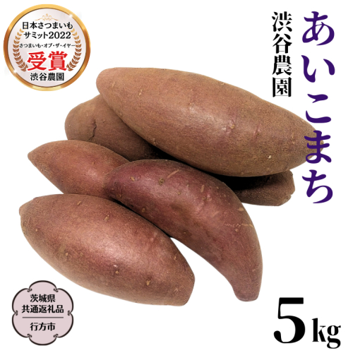 あいこまち 約5kg  【茨城県共通返礼品／行方市】 2024年11月から発送開始 渋谷農園 さつまいも  いも 芋 焼芋 [DT013sa] 1445624 - 茨城県桜川市