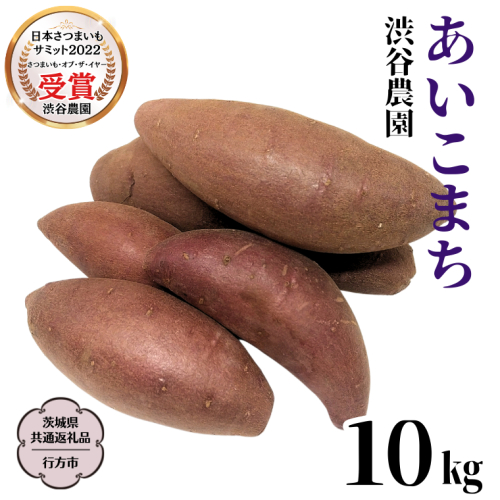 あいこまち 約10kg 【茨城県共通返礼品／行方市】 2024年11月から発送開始 渋谷農園 さつまいも  いも 芋 焼芋 [DT014sa] 1445625 - 茨城県桜川市