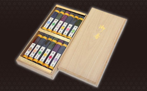 梅薫堂の歳時煙少香 12種×約90本　　[線香 お供え お香 人気 インセンス アロマ 墓参り 仏具] 144827 - 兵庫県淡路市