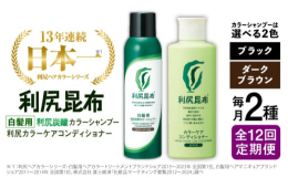 利尻ヘアカラーシリーズ史上もっとも簡単！泡立て不要！＼3ステップで／分け目までしっかりキレイ！「洗って」「染めて（※1）」「頭皮潤い成分（※2）」まで配合！日本初（※3）「洗う」+「染める（※1）」そ