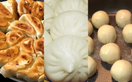 《ぶたまん》×《焼き餃子(生)》×《焼き小籠包(生)》《ぶたまん》白家園のぶたまんは、具材や味付けはもちろんですが、さらに具材を包む【皮】にもこだわっております！ふわふわ、もっちりの皮を研究し、具材と