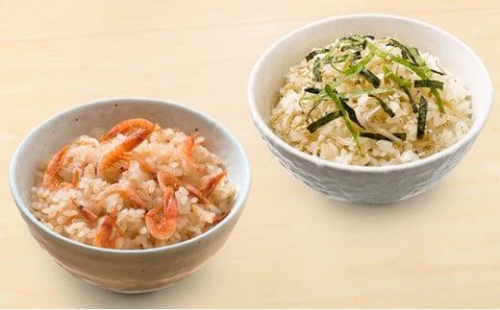 静岡炊き込みご飯の素セット（桜えび、しらす各４パック） 海の幸◇ 1452888 - 静岡県静岡市