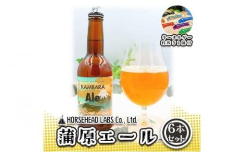 蒲原エール 6本セット (キーホルダー栓抜き付き) HORSEHEAD LABS クラフトビール ご当地ビール 地ビール お酒 ビール◇ 1452987 - 静岡県静岡市