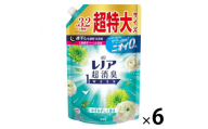 レノア超消臭　1week フレッシュグリーンの香り　つめかえ用　超特大サイズ　1,280ml×6個セット