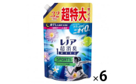 レノア超消臭　1weekSPORTS　フレッシュシトラスの香り　つめかえ用超特大サイズ゛　1,280ml×6個セット