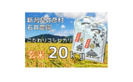 ＜新米＞新潟県弥彦村石井農園　令和6年(2024年)産 コシヒカリ＜玄米 20kg＞【1538645】