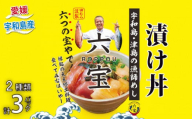 漬け丼 六宝 津島の漁師めし 鯛めし 料理田むら 鯛 ×2 マグロ ×1 真鯛 まぐろ マダイ タイ tai 刺身 お刺身 刺し身 漬け 海鮮丼 郷土料理 鯛飯 海鮮 人気 海の幸 魚介 人気加工品 冷凍 お手軽 便利 産地直送 国産 愛媛 宇和島 D015-140002