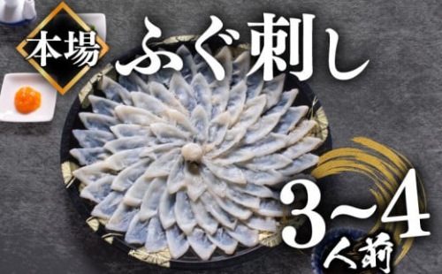 【2025年6月お届け】 ふぐ 刺し 3～4人前 冷凍 110g ( 解凍するだけ お手軽 刺し身 本場 下関 ふぐ 河豚 ふぐ刺し フグ刺し ふぐ刺身 フグ刺身 海鮮 魚介 高級魚 河豚 真ふぐ マフグ 贈答 ギフト 贈り物 お祝い 記念日 まふぐ ) 山口県 下関市 【 期間限定 寄附額変更 】