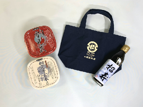 味噌醤油セット・エコバッグ付き[B21-4001] 146468 - 秋田県湯沢市