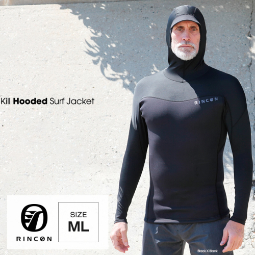 ウエットスーツ　Rincon 1mm KILL HOODED 長袖 JACKET。真夏仕様5.5cmバイザー付き  MLサイズ 1467282 - 神奈川県海老名市