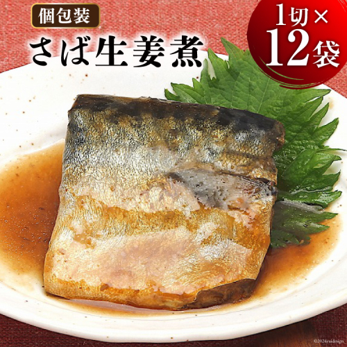 さば生姜煮 1切入×12袋 [気仙沼市物産振興協会 宮城県 気仙沼市 20563296] 魚 鯖 サバ 煮魚 さかな 個包装 小分け さば 1467682 - 宮城県気仙沼市