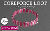 No.117-03 コアフォースループ　AFモデル　K14WG　50cm ／ COREFORCE アクセサリー コアフォースパウダー 特殊技術 健やか 埼玉県