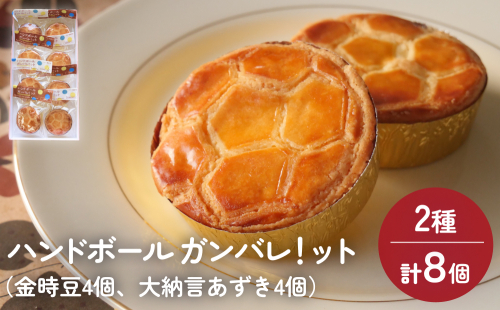 ハンドボールガンバレ！ット 8個 富山県 氷見市 ガレットブルトンヌ 焼き菓子 おやつ ハンドボール 1468408 - 富山県氷見市