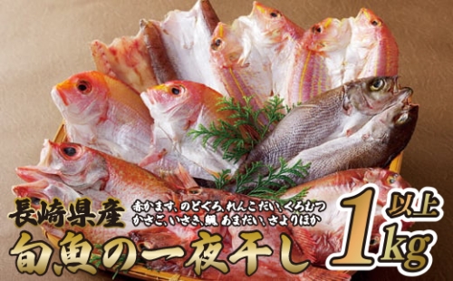 A124p 長崎県産旬魚おまかせ一夜干しセット 146971 - 長崎県佐世保市