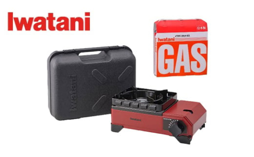 イワタニ カセットフー タフまるジュニア レッド+カセットガス3P　【11100-0942】 1472795 - 埼玉県さいたま市