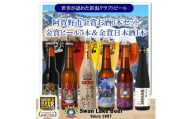 [スワンレイクビール] 世界大会金賞受賞ビール5本&白龍酒造特撰大吟醸1本詰め合わせ 新潟 ブルワリー クラフトビール 地ビール エール ポーター 笹屋茂左衛門 贈答 ギフト クール便 1S30018