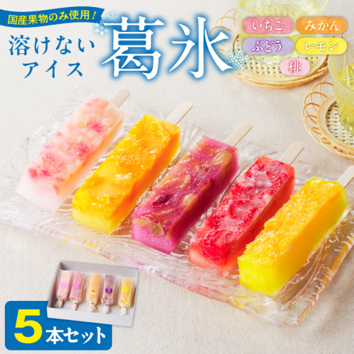 とけないアイス　葛氷5本セット［009B09］ 1479648 - 愛知県小牧市
